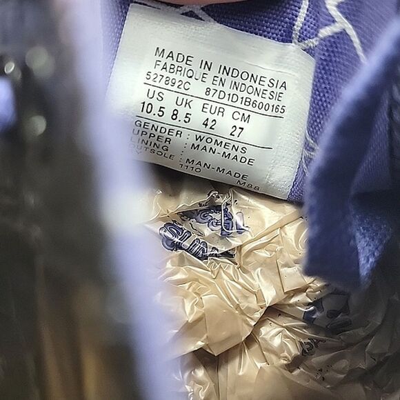 Converse All Star Chuck Taylor Hi-Top Metallic purple gloss Sneaker women's 10.5 - Picture 12 of 12